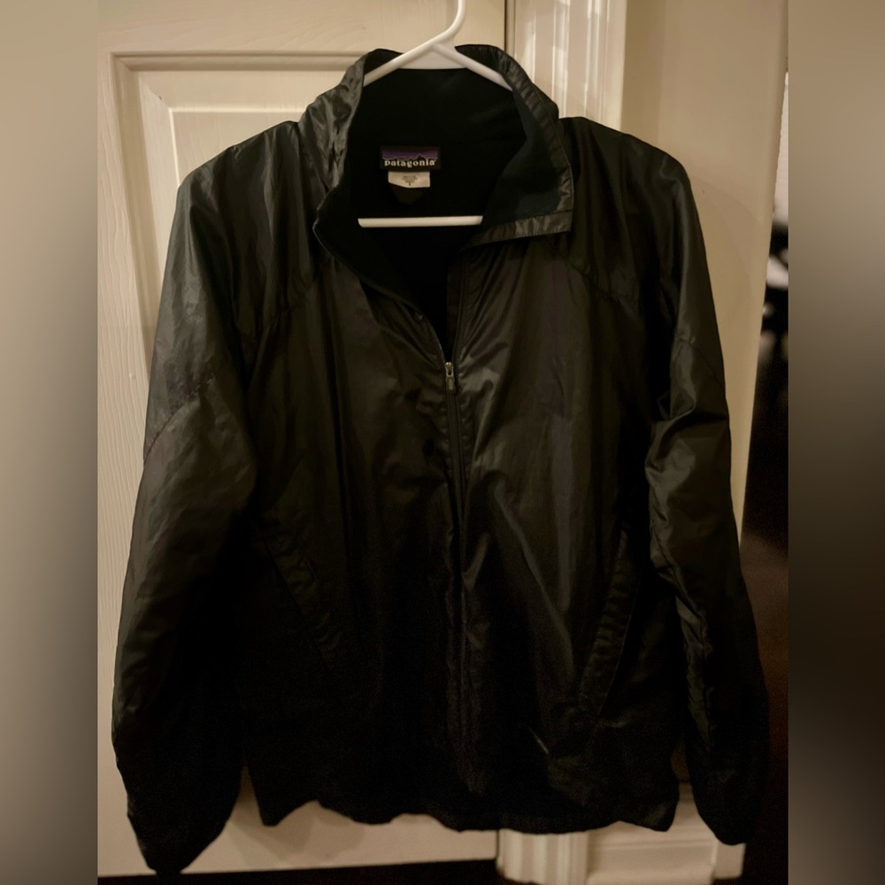 Patagonia Black Jacket with Logo
